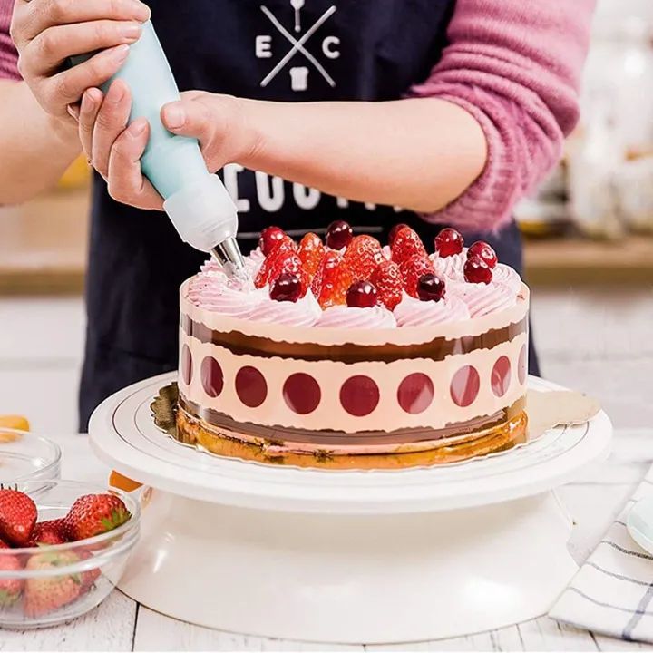 Cakeware 15 piece cake decorating set frosting icing piping bag tips with steel nozzles ardrop28035975