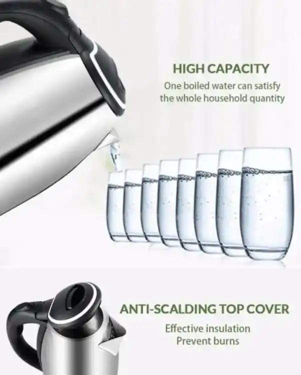 Electric kettle premium quality and polished body kettle automatic turn off technology ardrop27311471