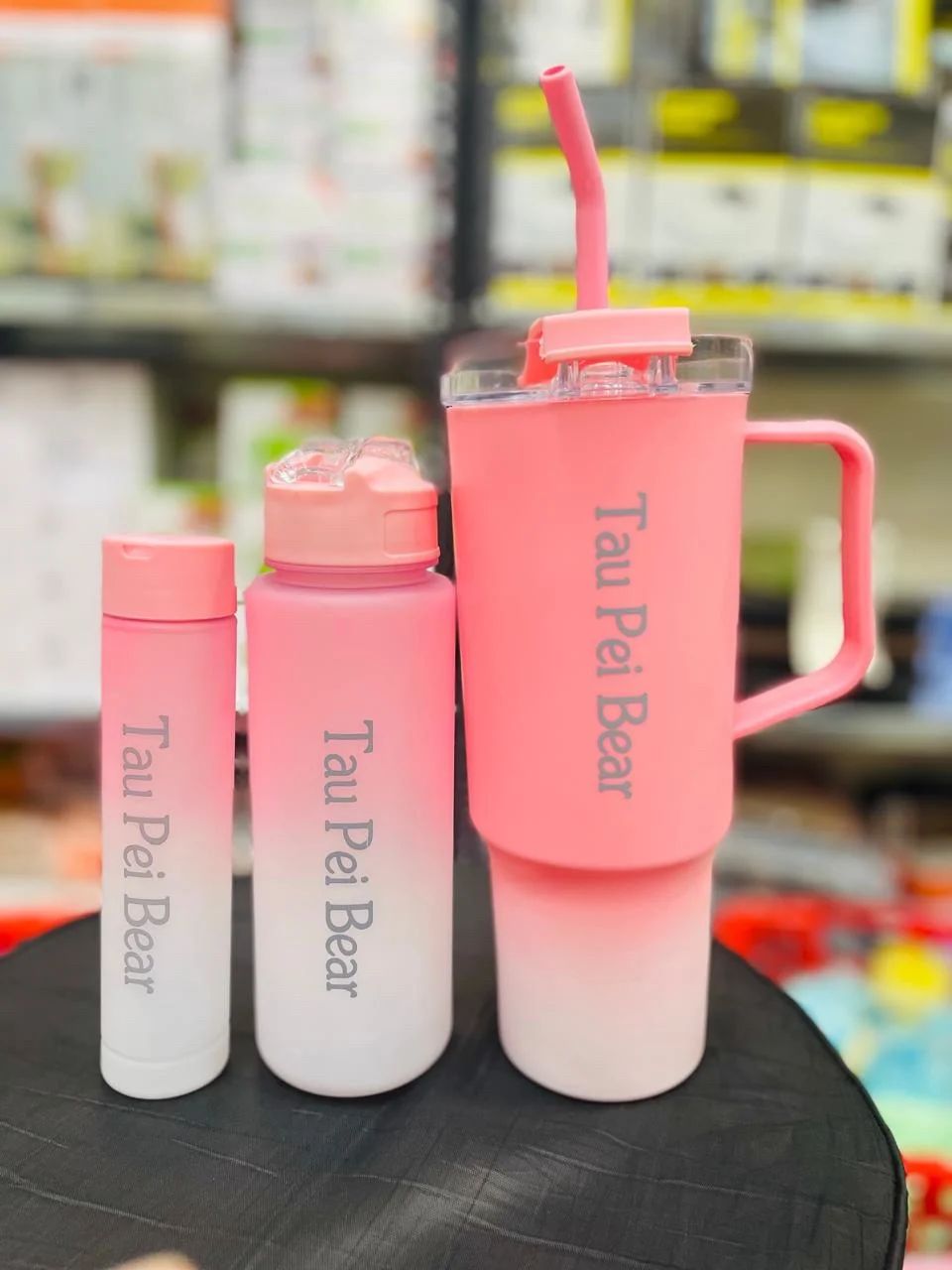 Tumbler 3pcs bottle set with straw ardrop27833609